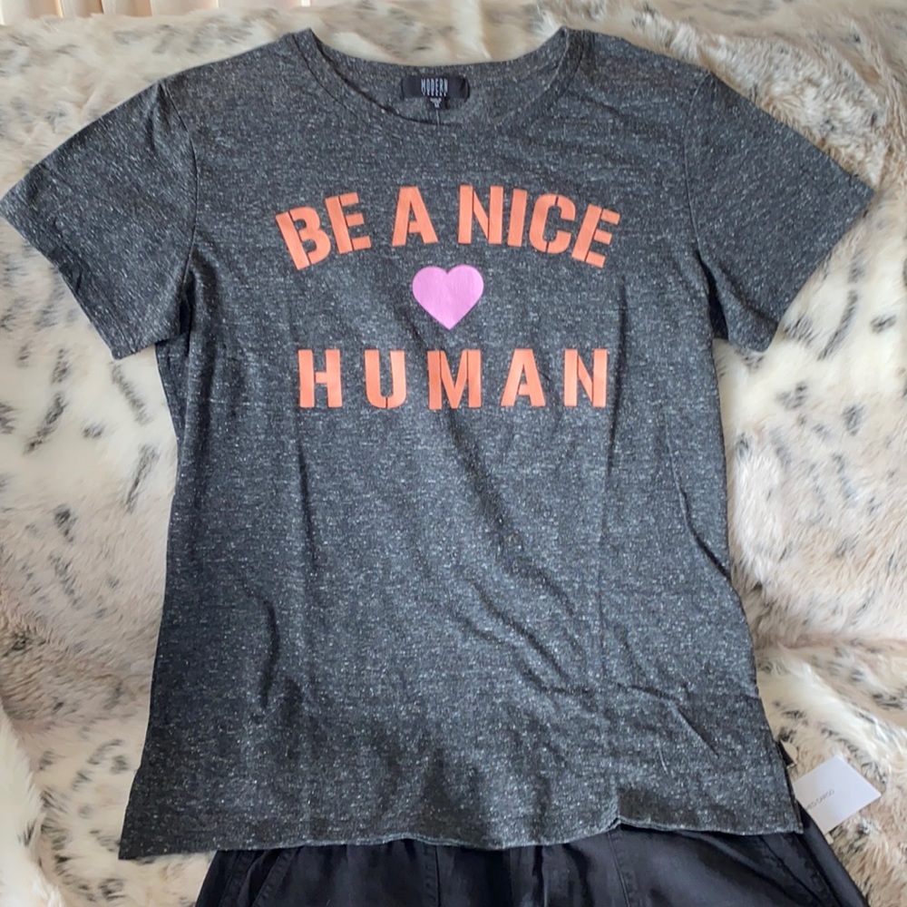 Be A Nice Human Soft Tshirt